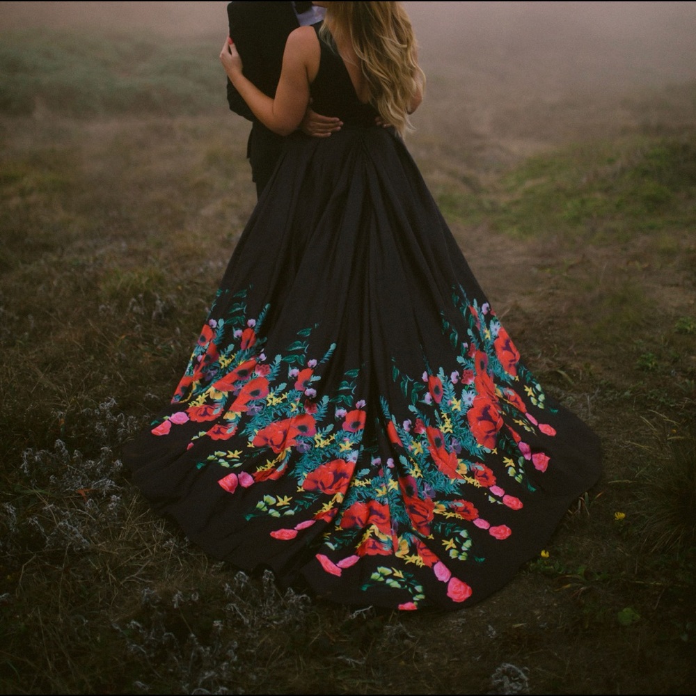 Custom made Ball Gown with pockets size 8